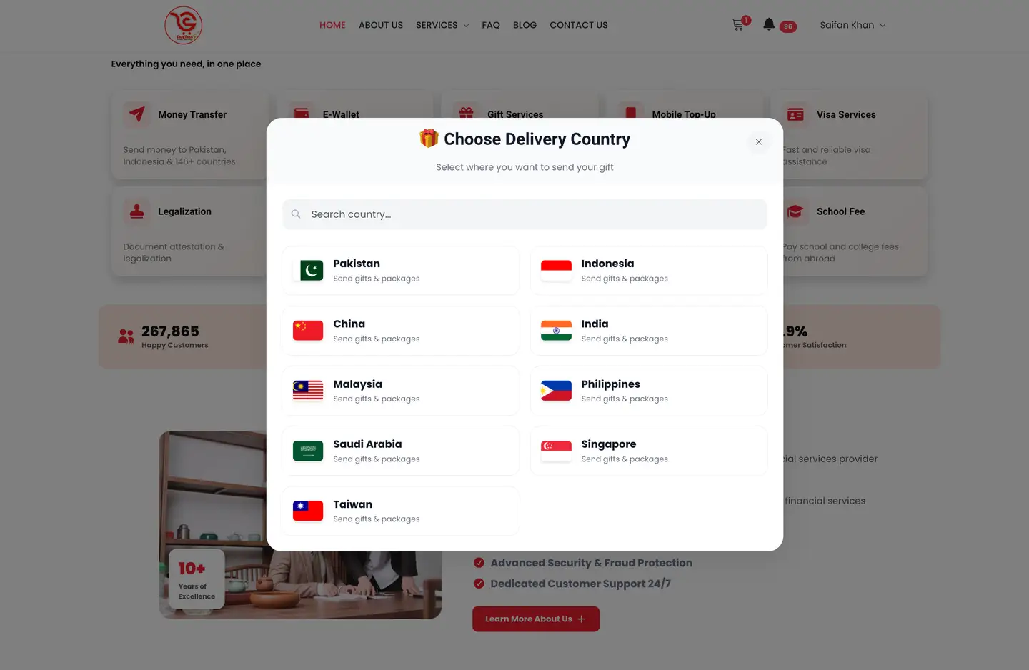 EasyTrans financial services website developed by Encoder Technologies — view 3